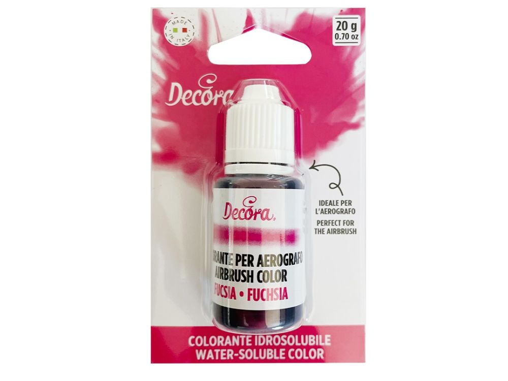 Liquid dye for airbrush - Decora - fuchsia, 20 g
