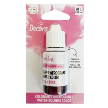 Liquid dye for airbrush - Decora - rosa, 20 g