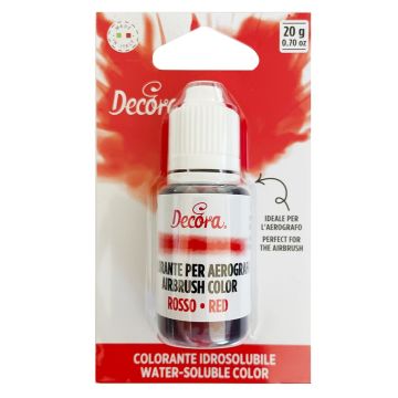 Liquid dye for airbrush - Decora - red, 20 g
