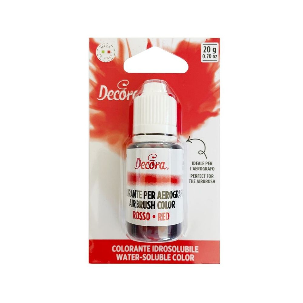Liquid dye for airbrush - Decora - red, 20 g