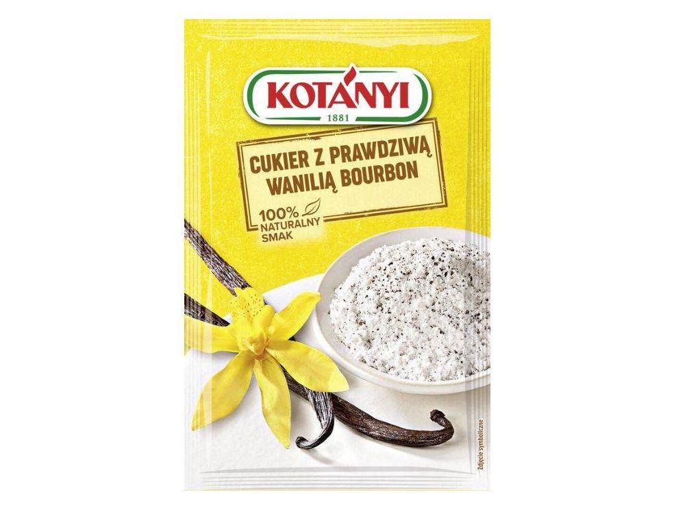 Cukier z prawdziwą wanilią Bourbon - Kotanyi - 10 g