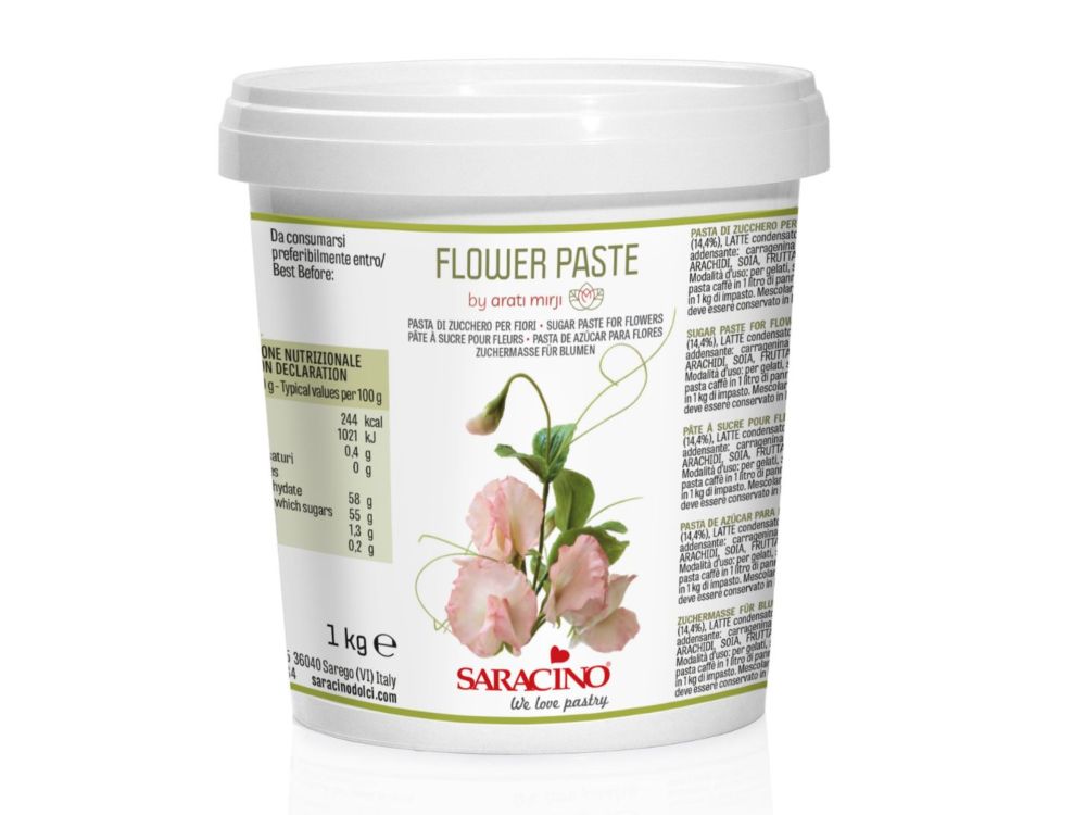 Flower Paste by Arati Mirji - Saracino - white, 1 kg