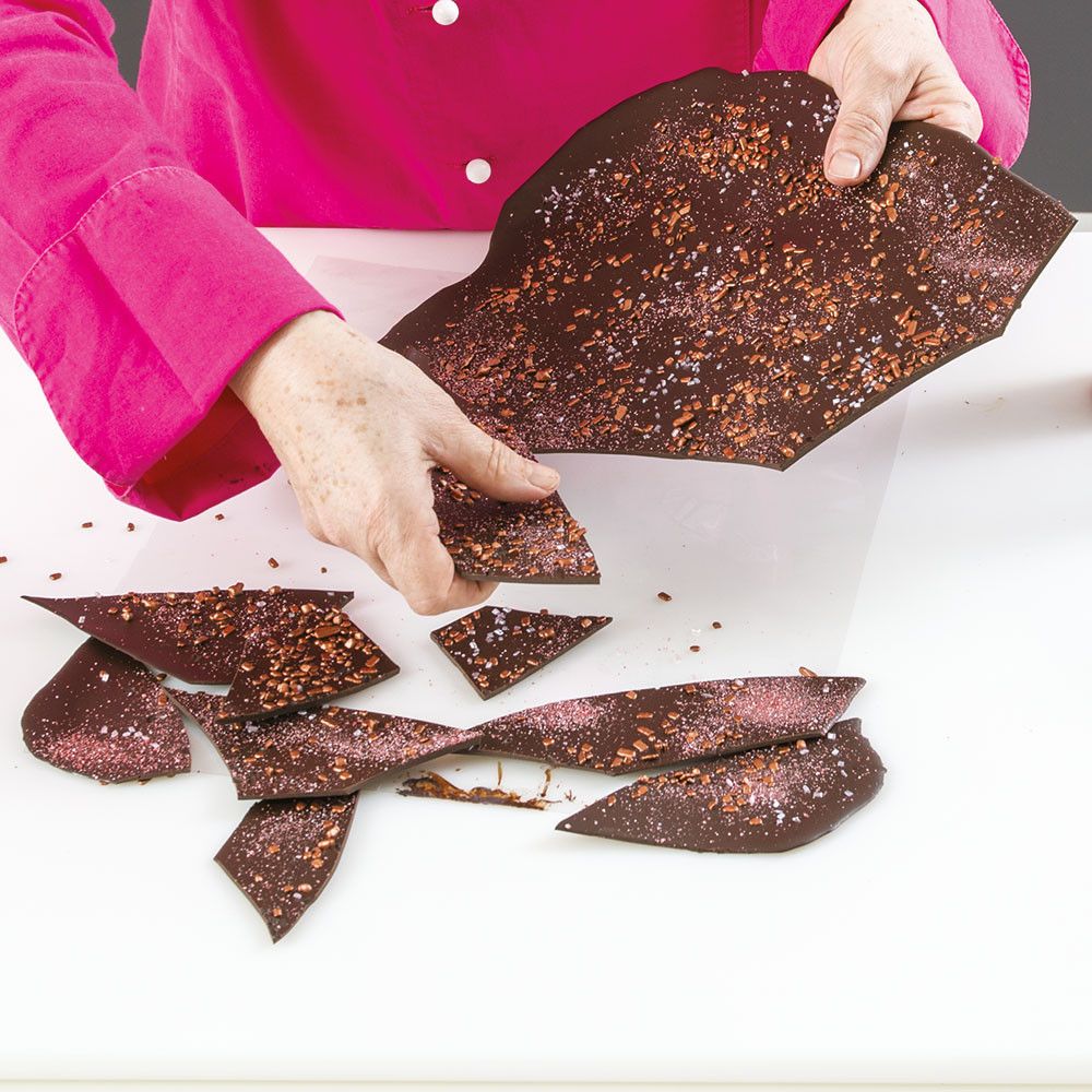 Folia cukiernicza do dekoracji z czekolady - ScrapCooking - 30 x 40 cm, 10 szt.