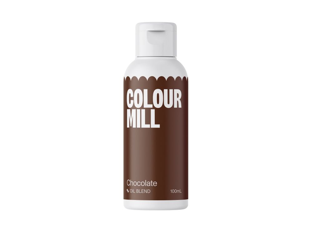 Barwnik olejowy do mas tłustych - Colour Mill - Chocolate, 100 ml
