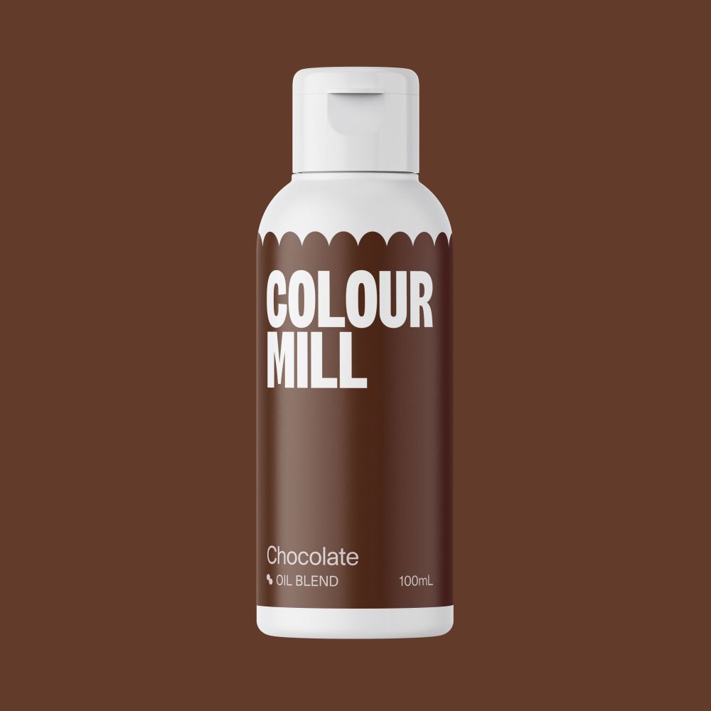 Barwnik olejowy do mas tłustych - Colour Mill - Chocolate, 100 ml