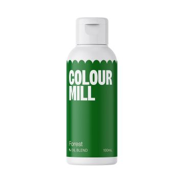 Oil dye for fatty masses - Color Mill - forest, 100 ml