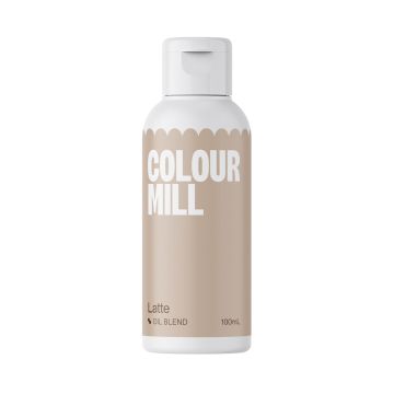 Barwnik olejowy do mas tłustych - Colour Mill - Latte, 100 ml