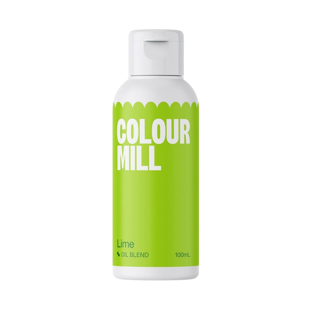 Barwnik olejowy do mas tłustych - Colour Mill - Lime, 100 ml