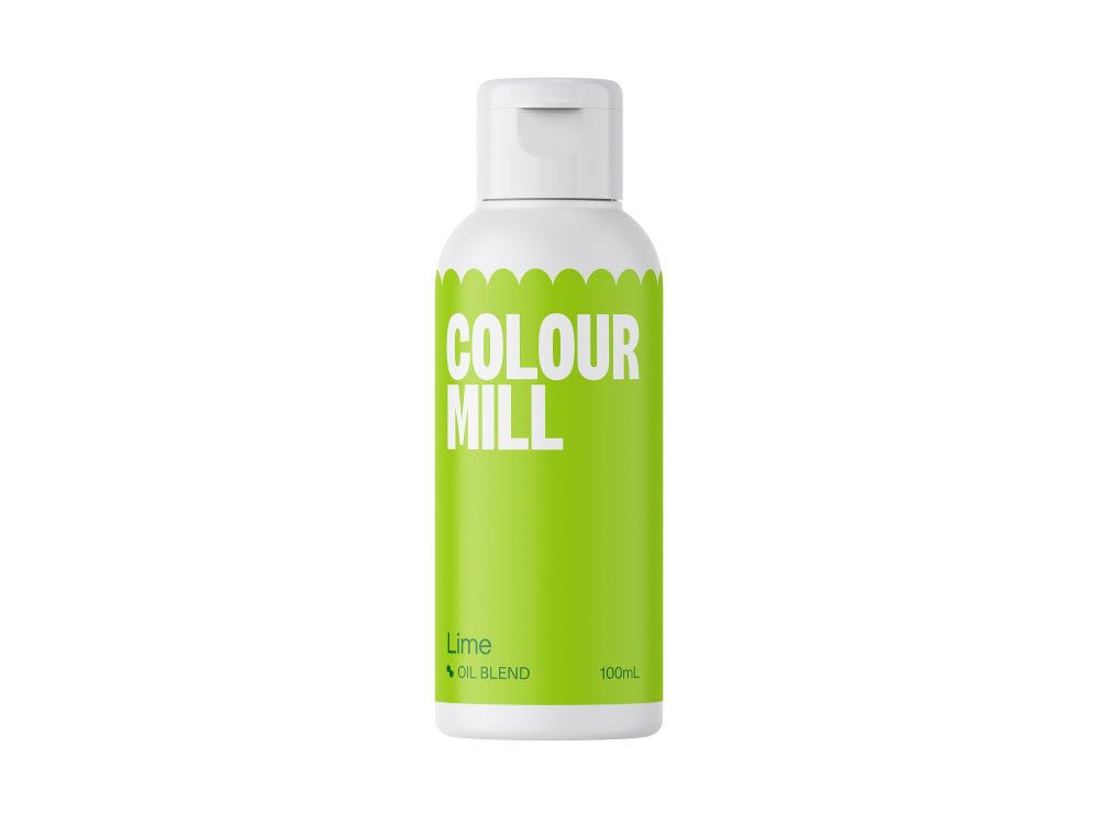 Oil dye for fatty masses - Color Mill - lime, 100 ml