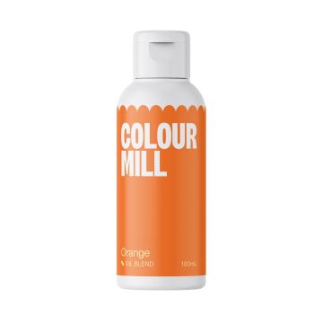 Barwnik olejowy do mas tłustych - Colour Mill - Orange, 100 ml