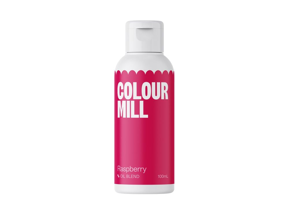 Barwnik olejowy do mas tłustych - Colour Mill - Raspberry, 100 ml