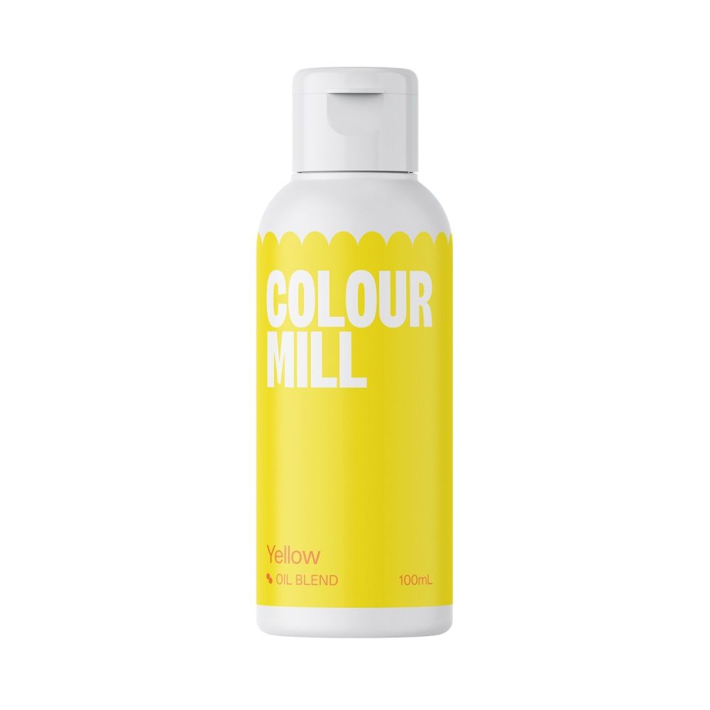 Oil dye for fatty masses - Color Mill - yellow, 100 ml