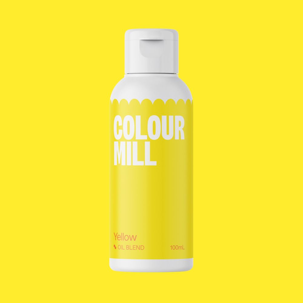 Oil dye for fatty masses - Color Mill - yellow, 100 ml