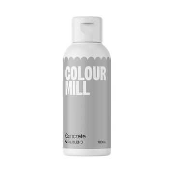 Oil dye for fatty masses - Color Mill - concrete, 100 ml