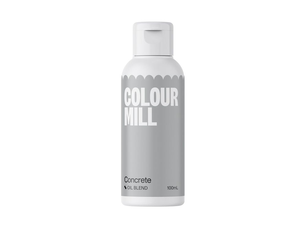 Oil dye for fatty masses - Color Mill - concrete, 100 ml