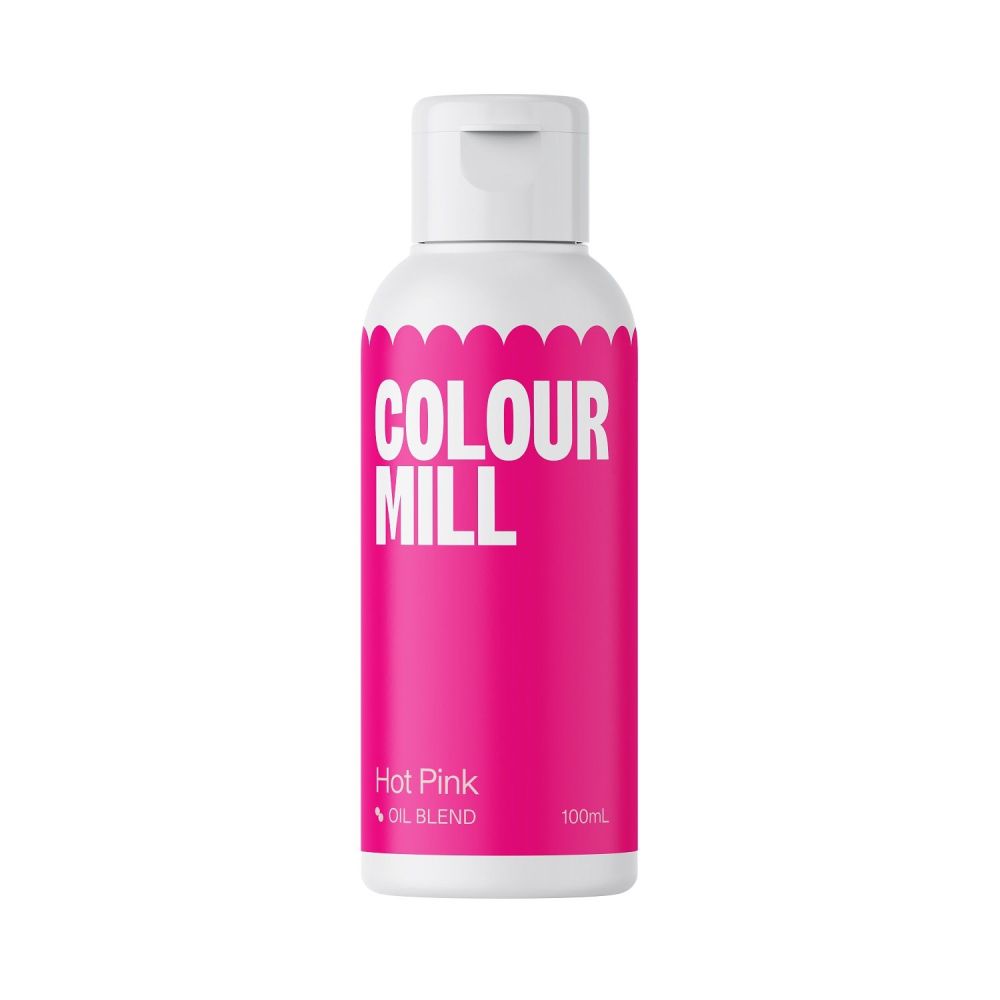 Barwnik olejowy do mas tłustych - Colour Mill - Hot Pink, 100 ml