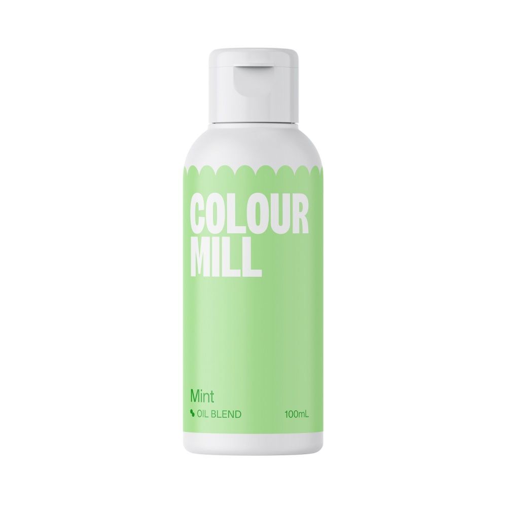 Barwnik olejowy do mas tłustych - Colour Mill - Mint, 100 ml
