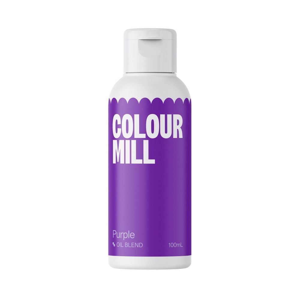 Barwnik olejowy do mas tłustych - Colour Mill - Purple, 100 ml