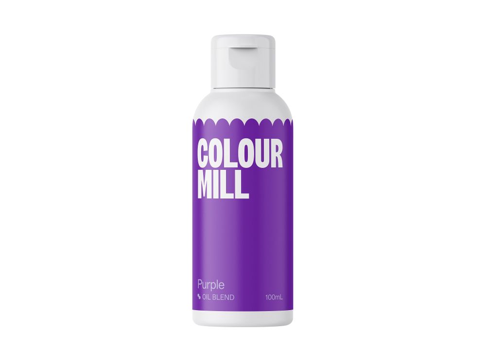Barwnik olejowy do mas tłustych - Colour Mill - Purple, 100 ml