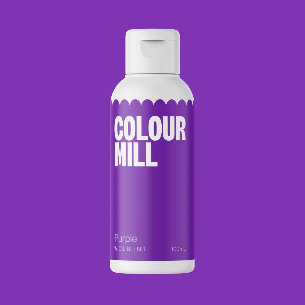 Oil dye for fatty masses - Color Mill - purple, 100 ml