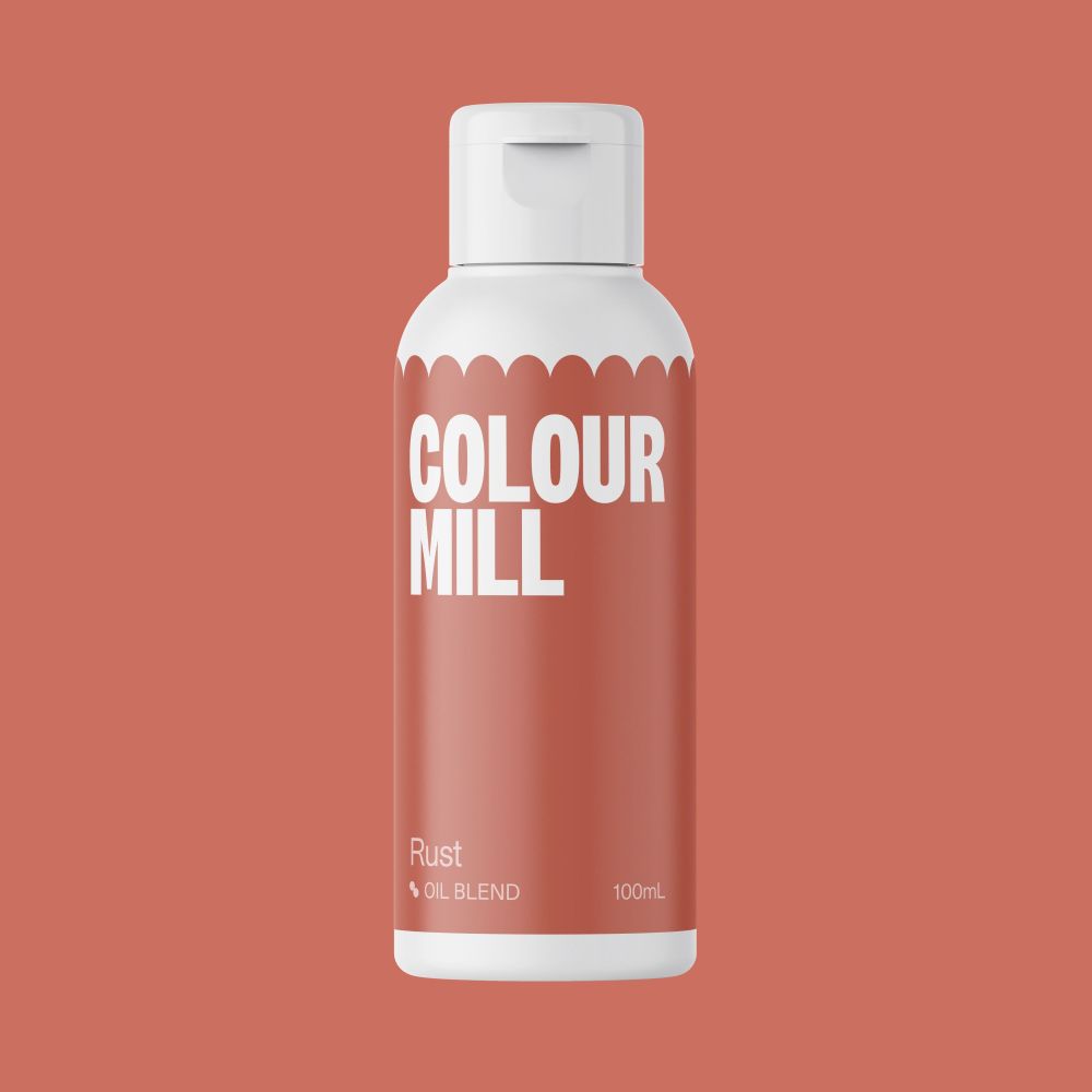 Barwnik olejowy do mas tłustych - Colour Mill - Rust, 100 ml