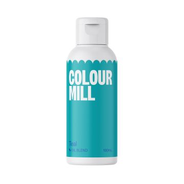 Oil dye for fatty masses - Color Mill - teal, 100 ml