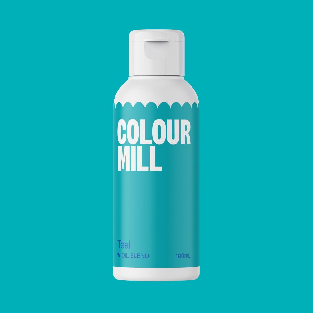 Barwnik olejowy do mas tłustych - Colour Mill - Teal, 100 ml
