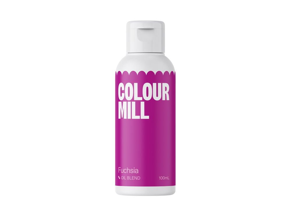 Oil dye for fatty masses - Color Mill - fuchsia, 100 ml