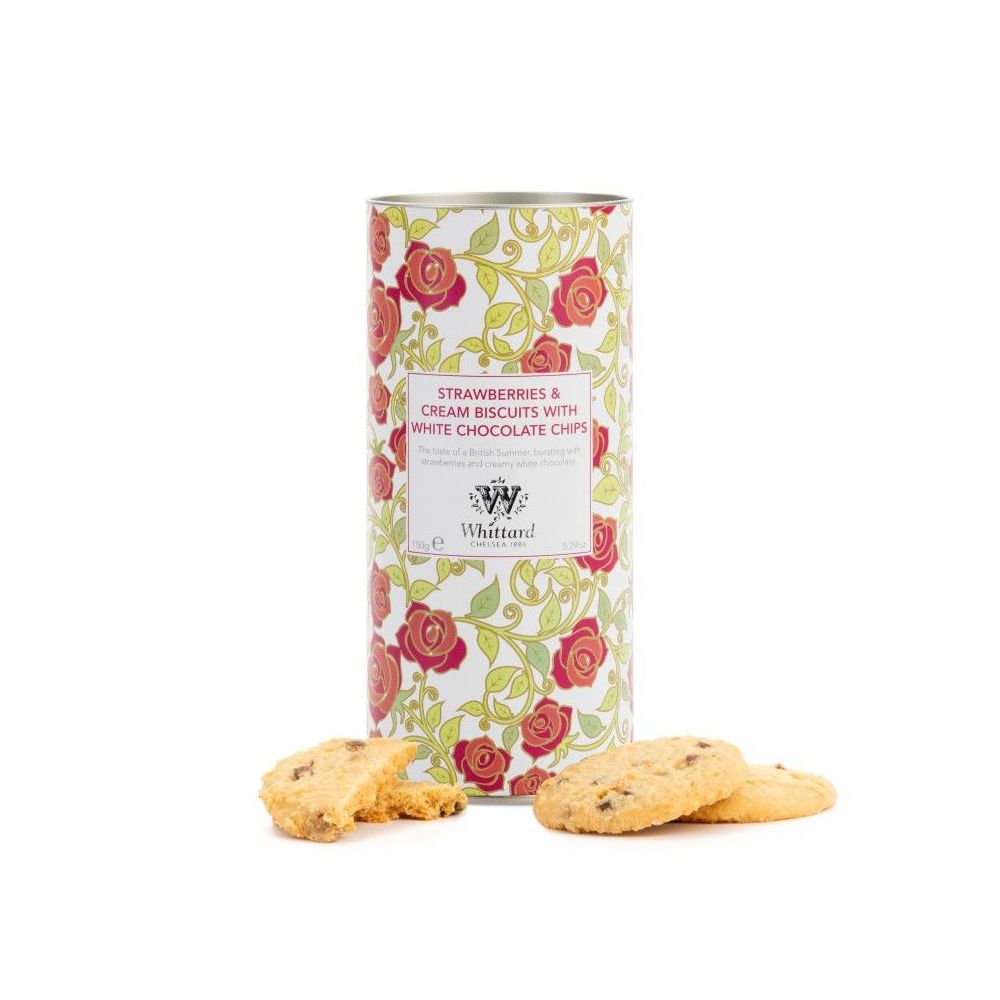 Strawberries & Cream Biscuits - Whittard - 150 g