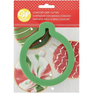 Mold, Christmas cookie cutter - Wilton - Xmas Bauble, 10 cm