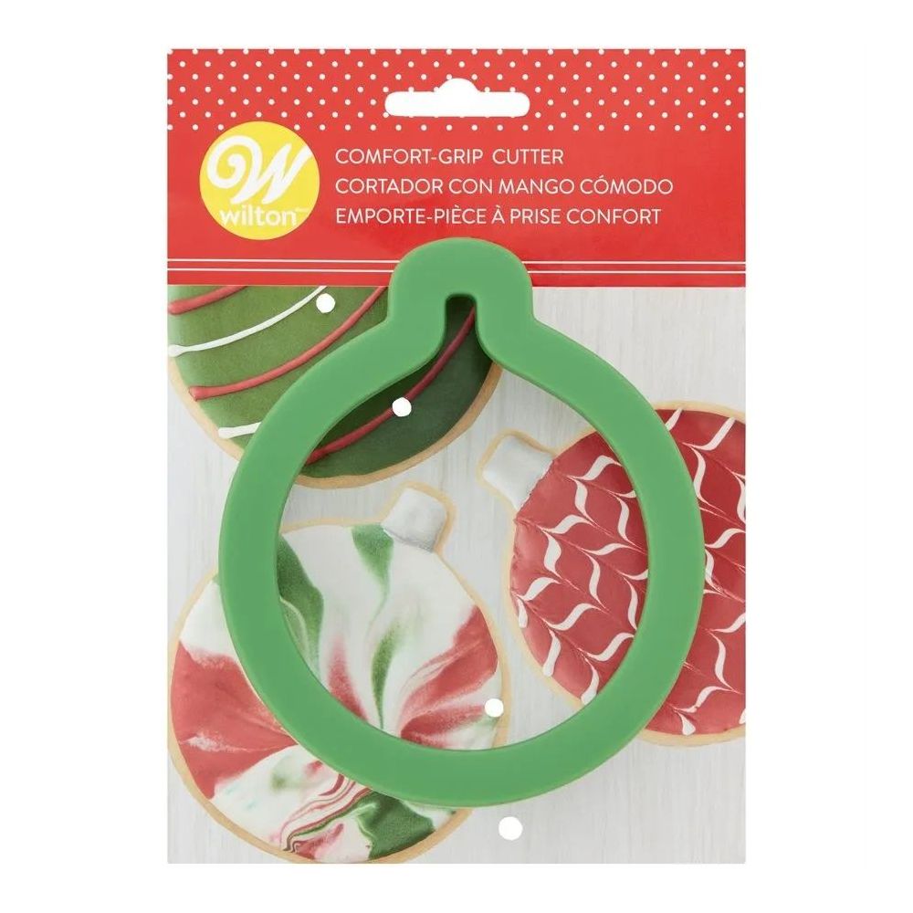 Mold, Christmas cookie cutter - Wilton - Xmas Bauble, 10 cm