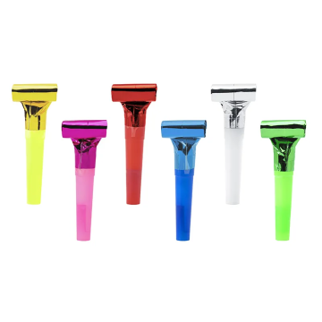 Expanding whistles - PartyDeco - colorful, 6 pcs.