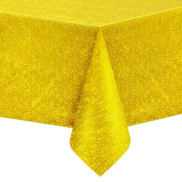 Tablecloth for a sweet table - gold, holographic, 137 x 274 cm