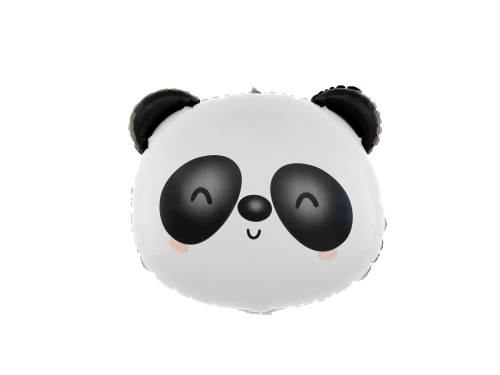 Balon foliowy - Panda, 52 x 56 cm