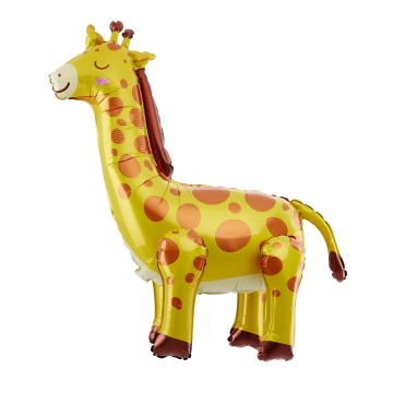 Balon foliowy - Żyrafa 3D, 69 x 71 cm