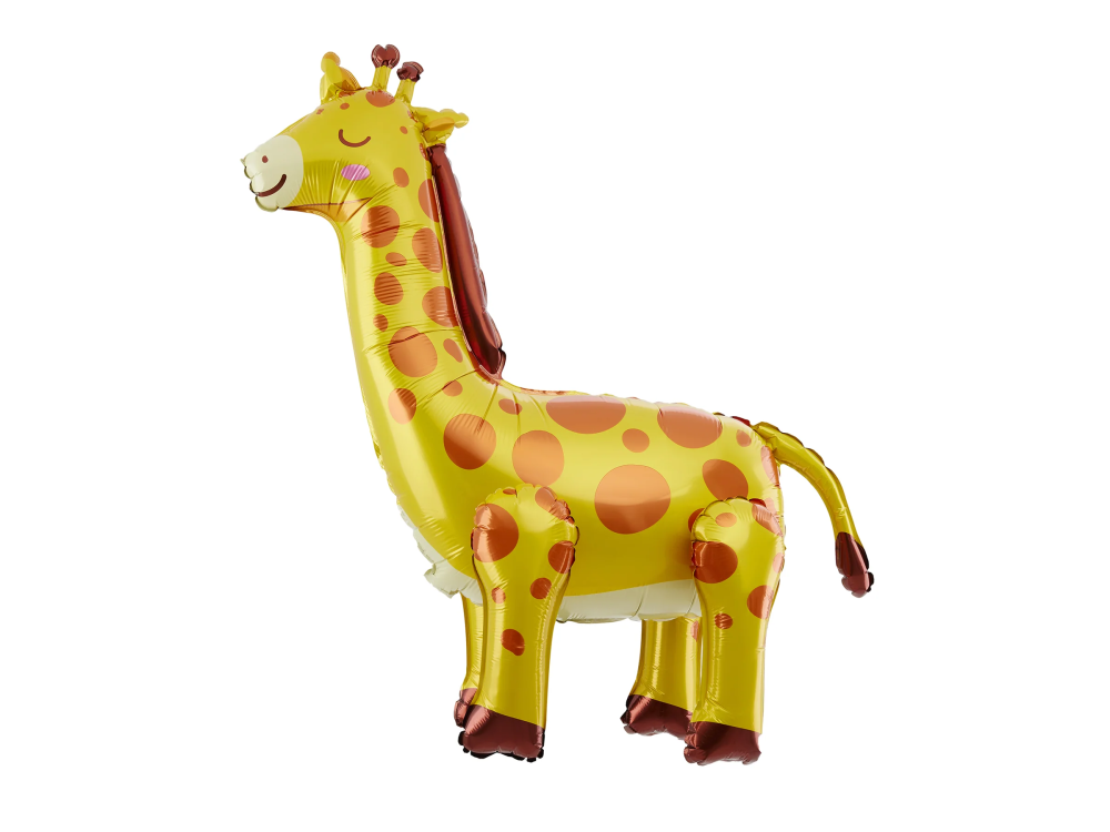 Balon foliowy - Żyrafa 3D, 69 x 71 cm