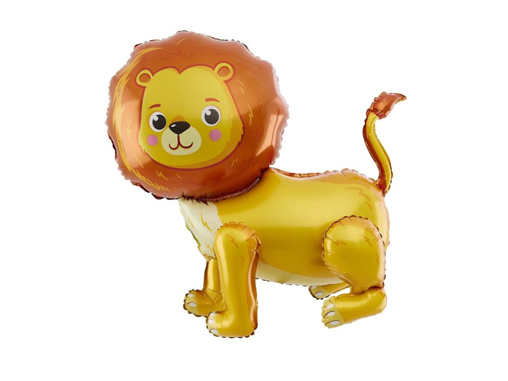 Foil balloon - Lion 3D, 53 x 54 cm