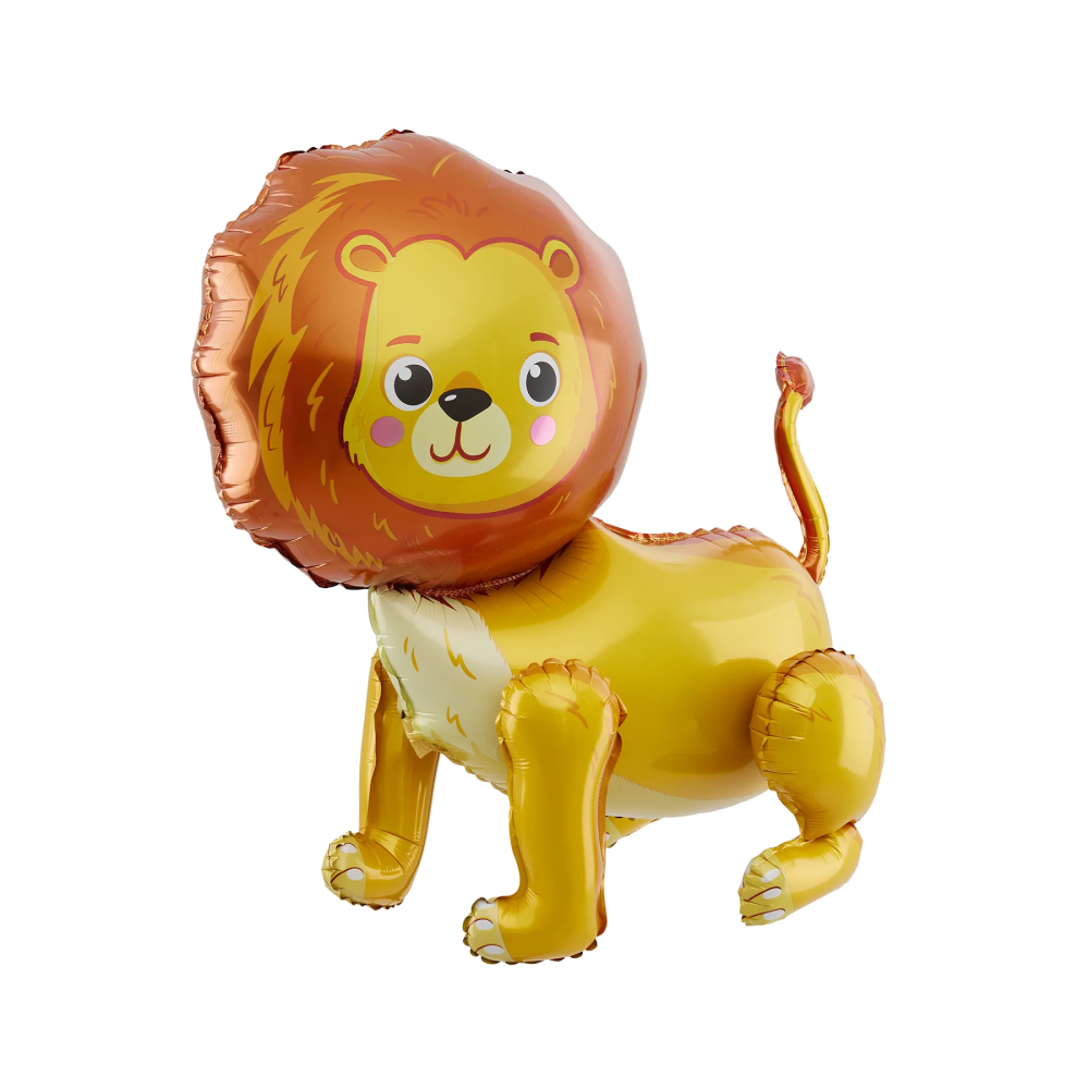 Foil balloon - Lion 3D, 53 x 54 cm