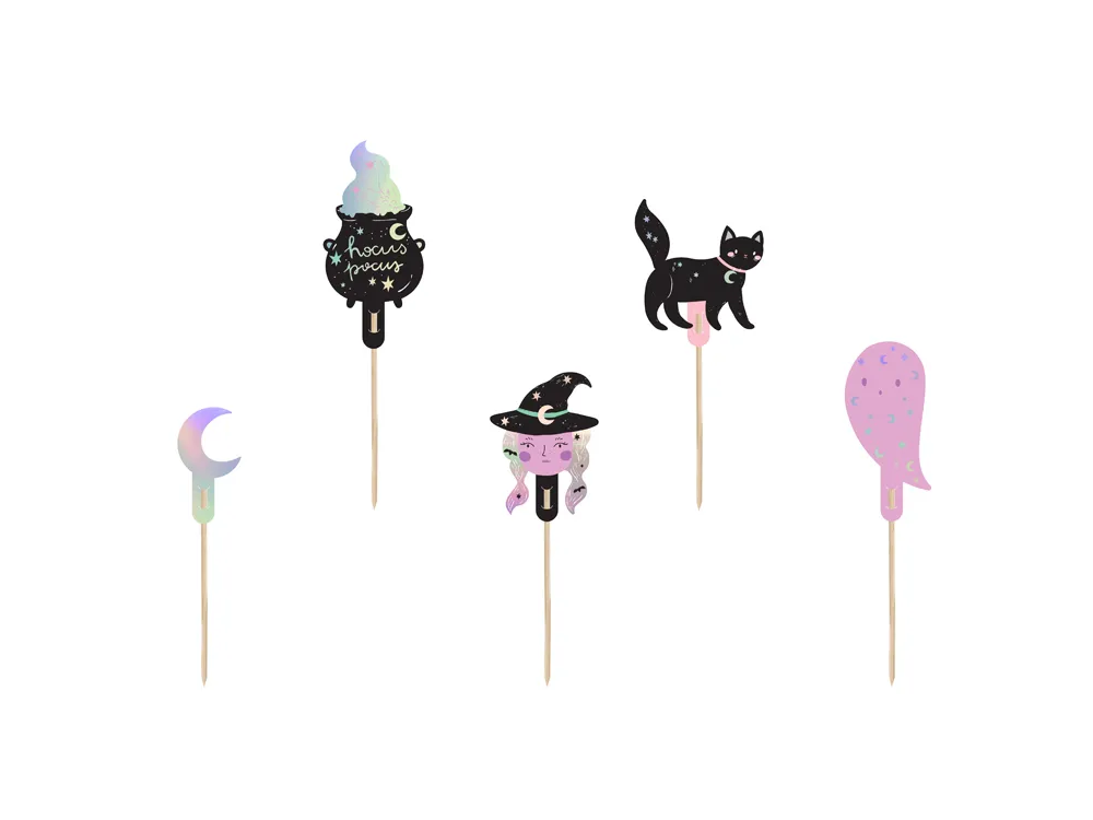 Muffin toppers Halloween - PartyDeco - 6 pcs.