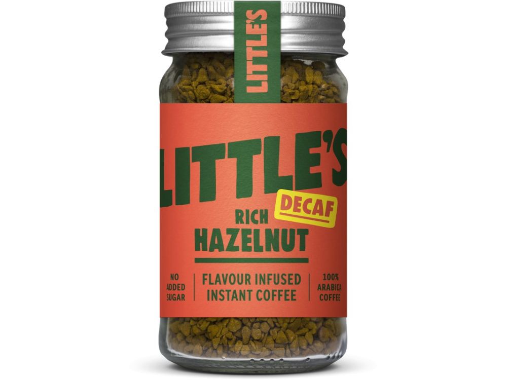 Decaffeinated Coffee - Little's - Rich Hazelnut, 50 g