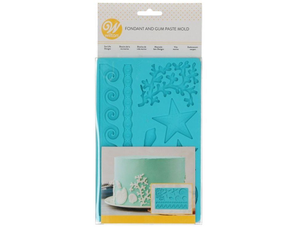 Silicone mold for ornaments - Wilton - Sea Life, 12,5 x 20 cm