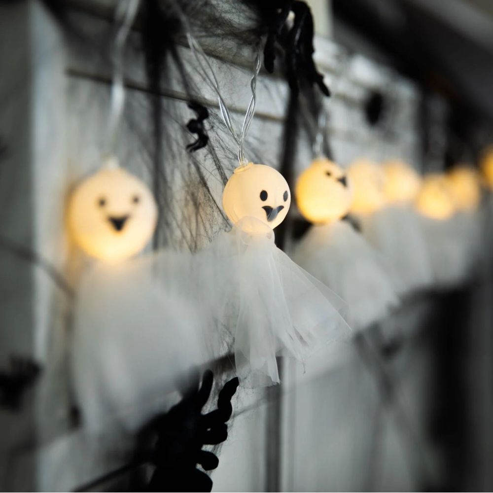 Girlanda świetlna LED na Halloween - Zwiewne Duszki, 2 m