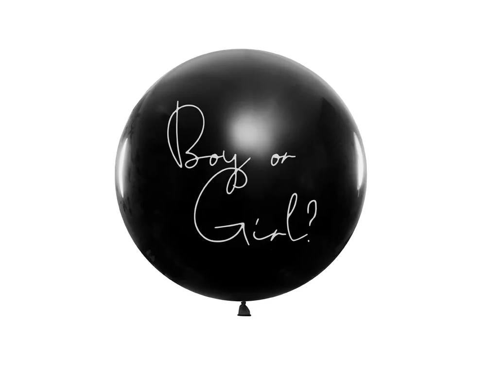 Balon lateksowy Boy or Girl? - PartyDeco - Chłopiec
