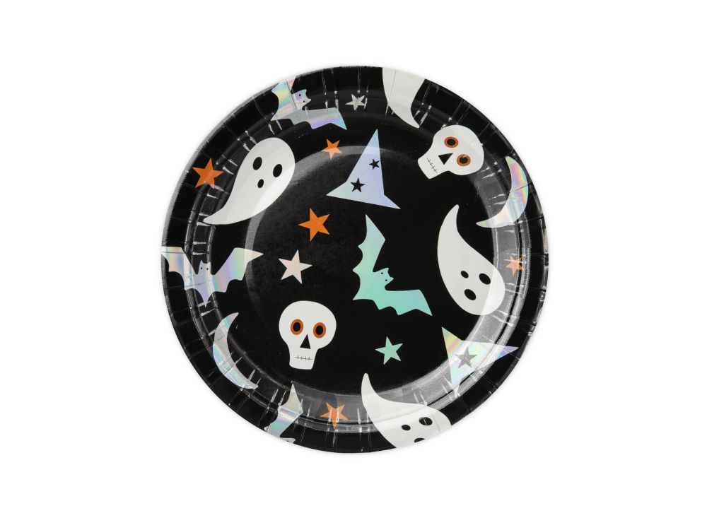 Talerzyki papierowe - Halloween 18 cm 6 szt.