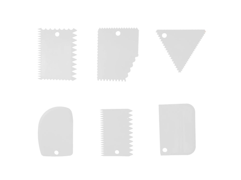 Set of spatulas, paddles for cakes - 6 pcs.