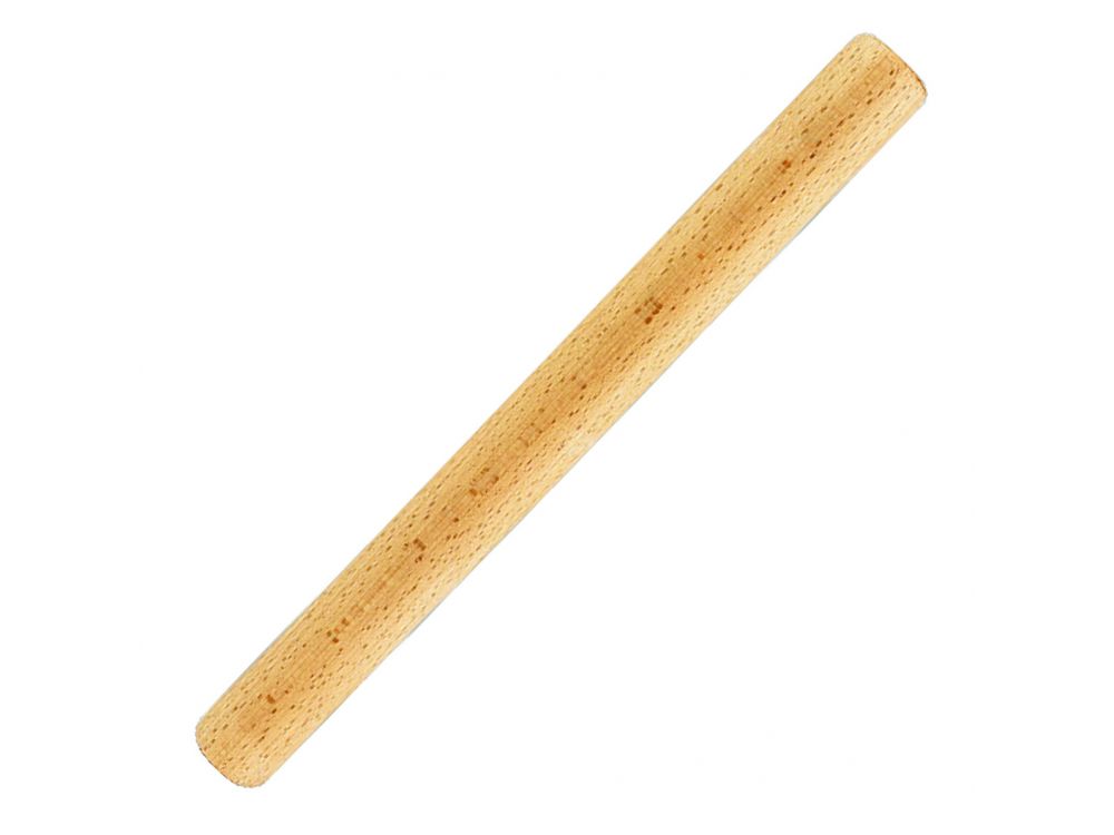 Wałek prosty do masy cukrowej - drewniany, 33 cm