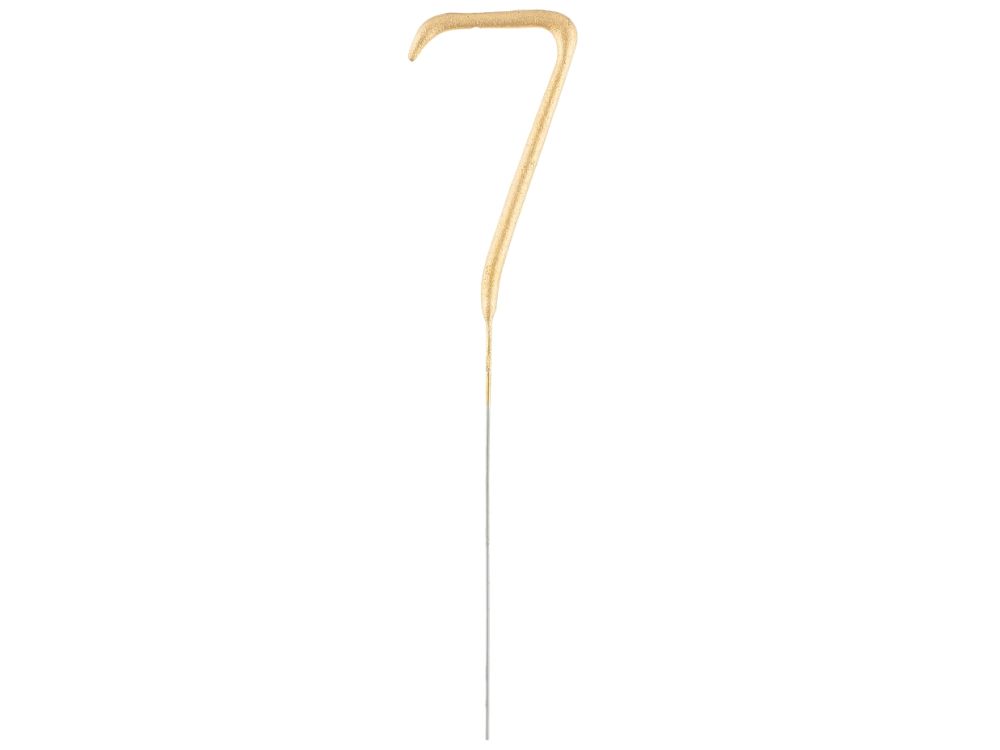 Sparklers - GoDan - number 7, gold