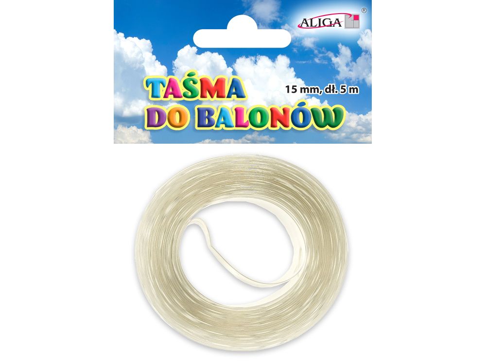 Taśma do girland balonowych - 15 mm x 5 m