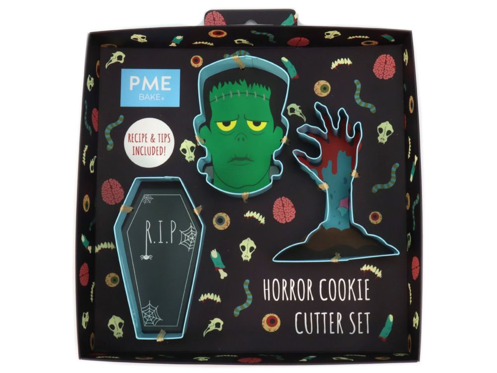Halloween cookie cutters - PME - Horror, 3 pcs.