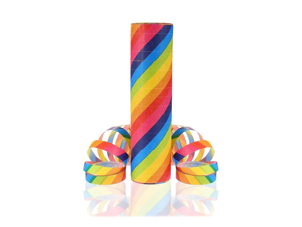 Serpentyna papierowa - GoDan - wirujące kolory, 4 m
